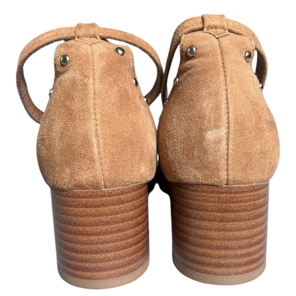 EuroSoft By Sofft Womens Devi Brown Suede Leather Ankle Strap Block Heel Size 7 - Picture 5 of 12